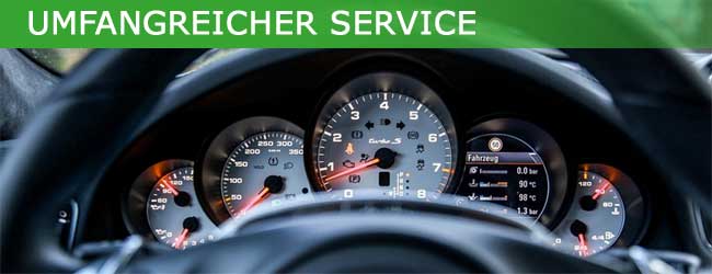 umfangreicher Service